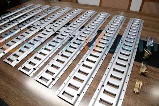 Quadruple Stud Fitting for Airline Cargo Rails